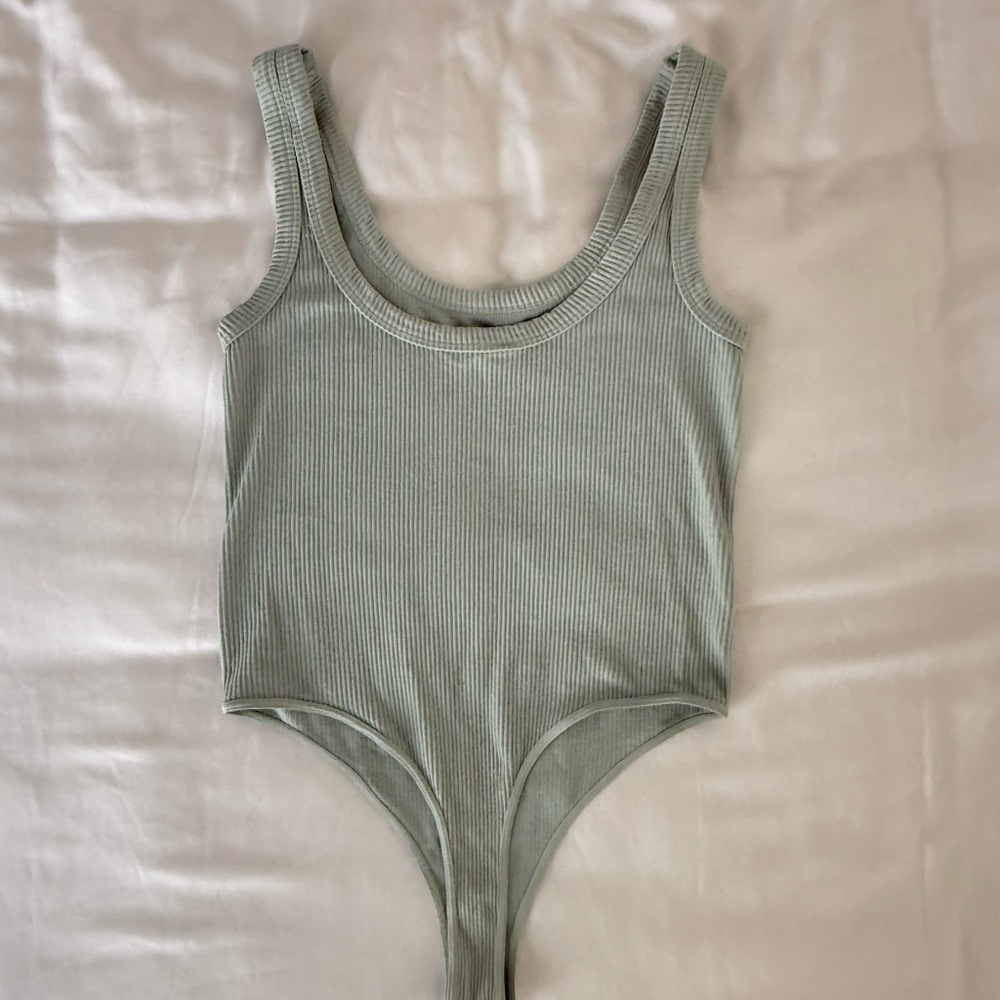 Nikibiki Bodysuit with Scoop Neckline-so Flattering!